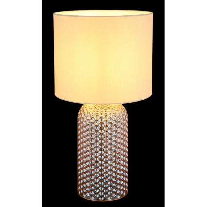 Globo - Lampe de table 1xE27/60W/230V beige