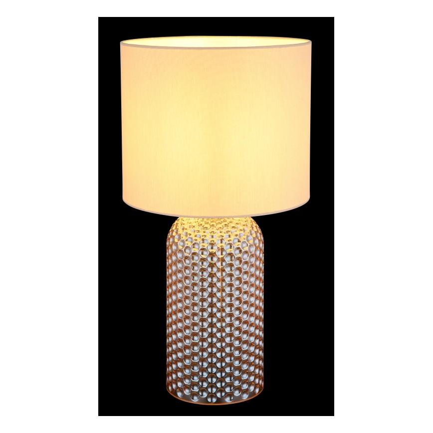 Globo - Lampe de table 1xE27/60W/230V beige