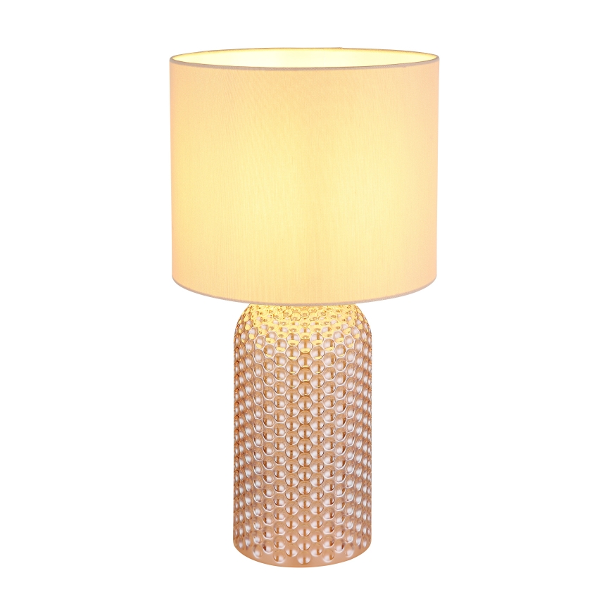 Globo - Lampe de table 1xE27/60W/230V beige