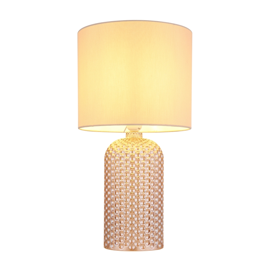 Globo - Lampe de table 1xE27/60W/230V beige