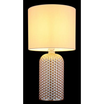 Globo - Lampe de table 1xE27/60W/230V beige