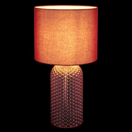 Globo - Lampe de table 1xE27/60W/230V rouge