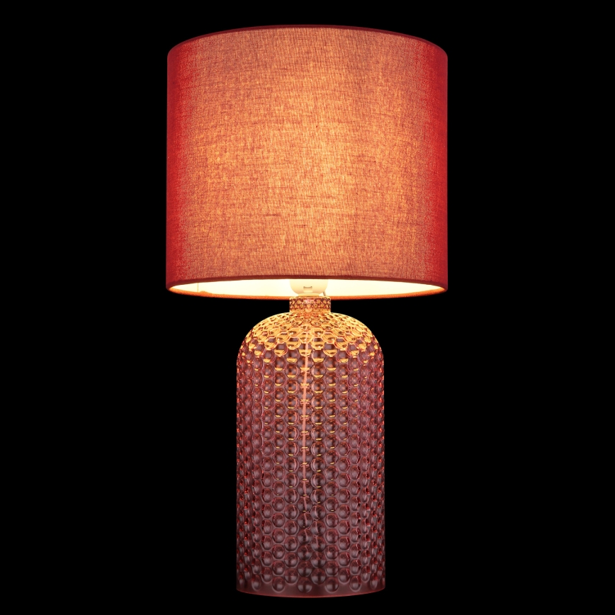 Globo - Lampe de table 1xE27/60W/230V rouge
