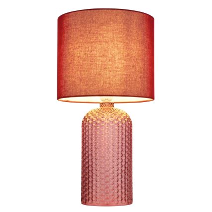 Globo - Lampe de table 1xE27/60W/230V rouge