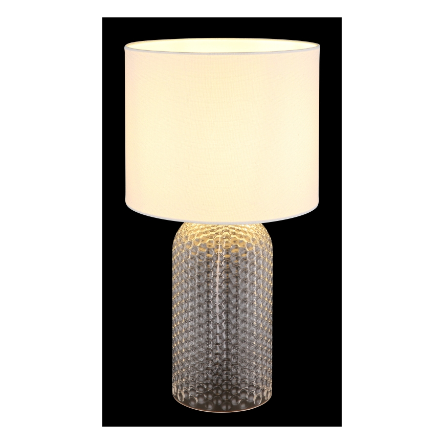 Globo - Lampe de table 1xE27/60W/230V blanc
