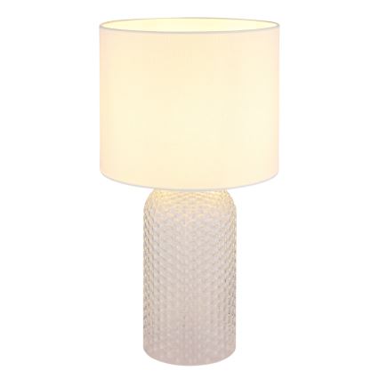 Globo - Lampe de table 1xE27/60W/230V blanc