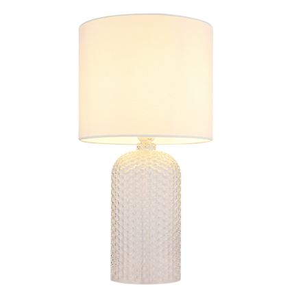 Globo - Lampe de table 1xE27/60W/230V blanc