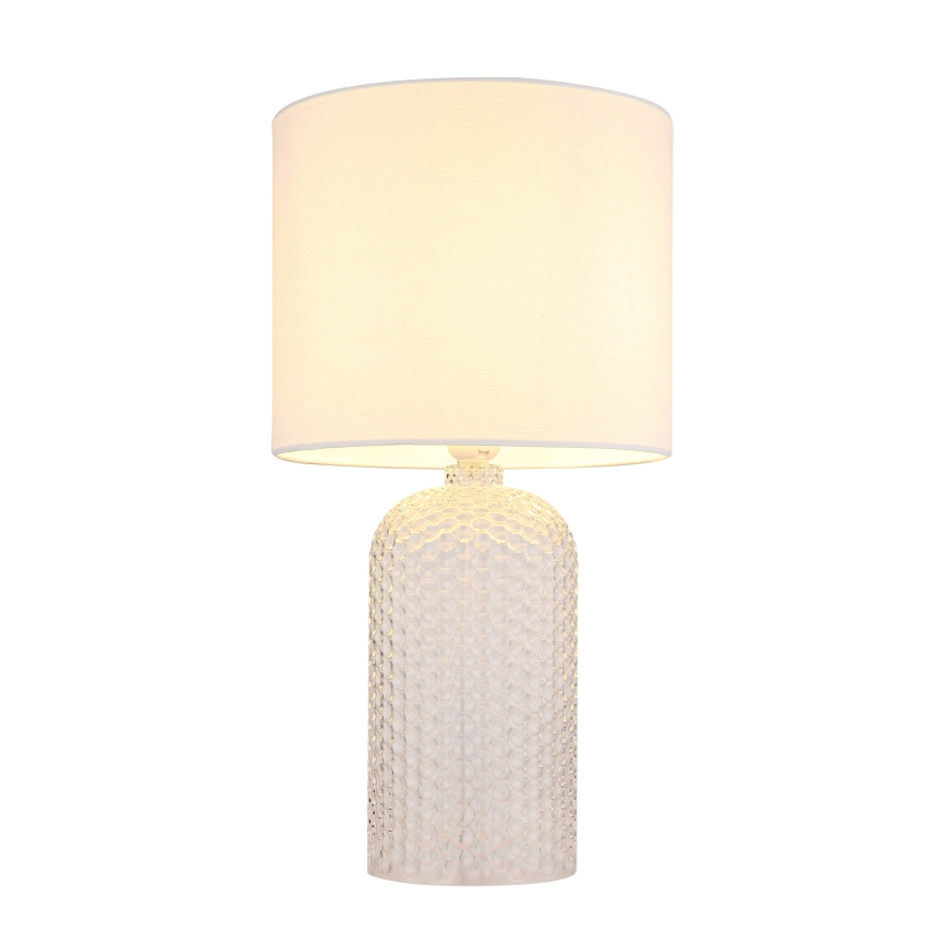 Globo - Lampe de table 1xE27/60W/230V blanc