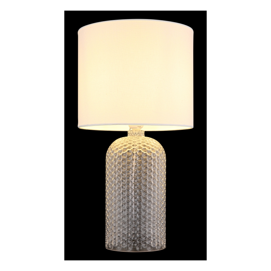 Globo - Lampe de table 1xE27/60W/230V blanc