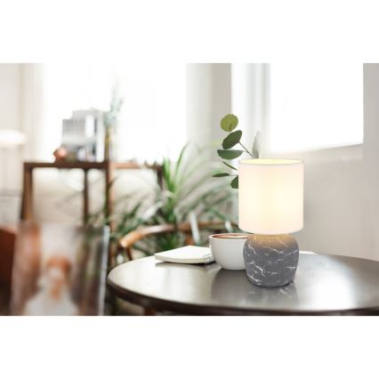 Globo - Lampe de table 1xE14/40W/230V gris
