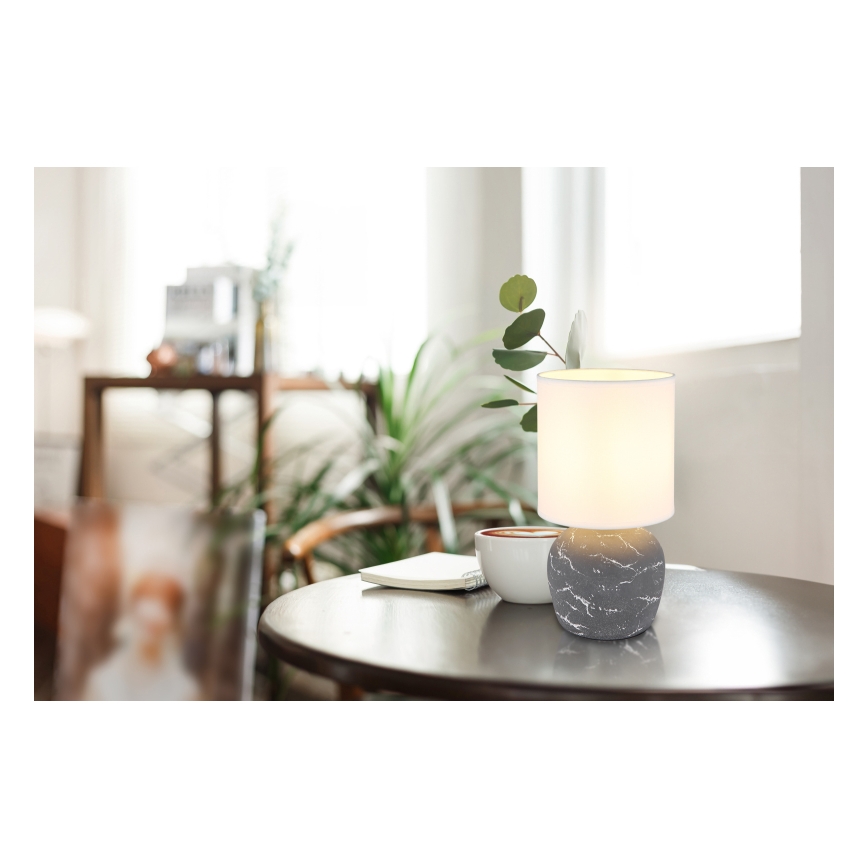 Globo - Lampe de table 1xE14/40W/230V gris