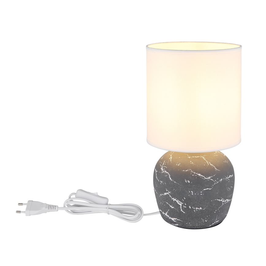 Globo - Lampe de table 1xE14/40W/230V gris