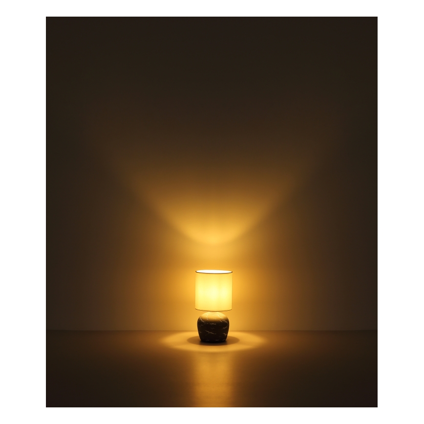 Globo - Lampe de table 1xE14/40W/230V gris