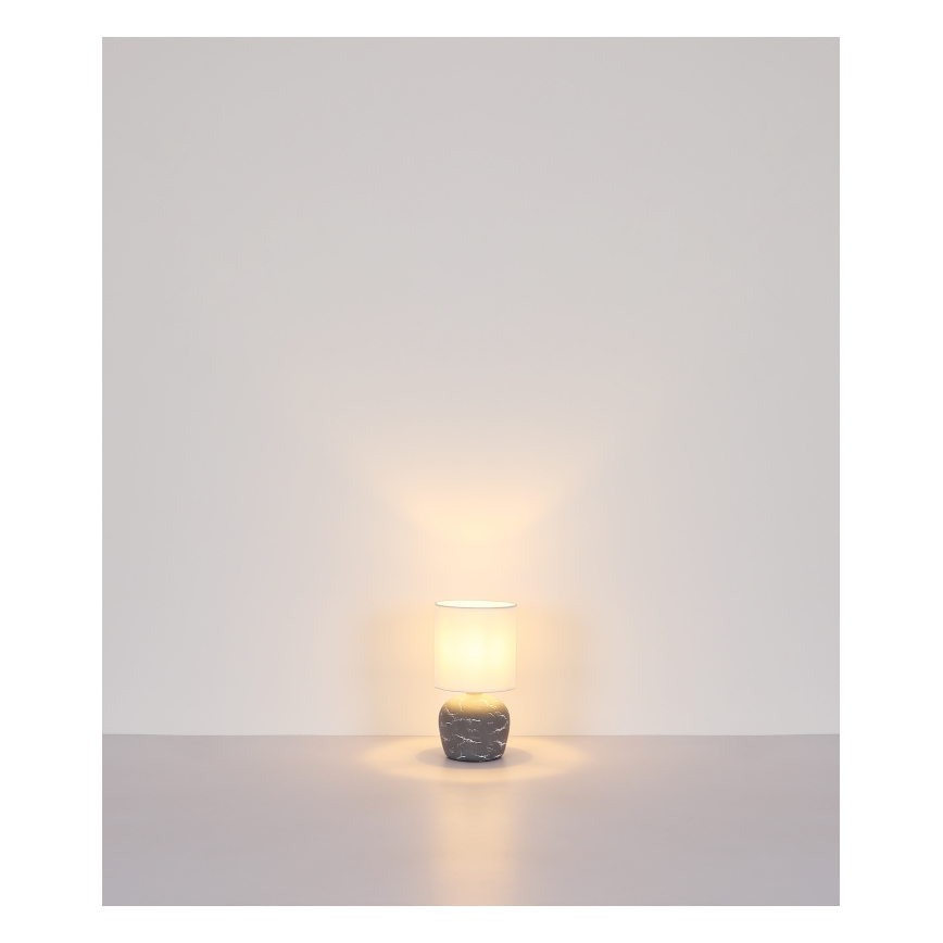 Globo - Lampe de table 1xE14/40W/230V gris