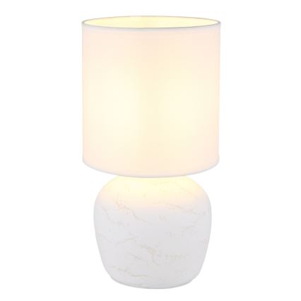 Globo - Lampe de table 1xE14/40W/230V blanc