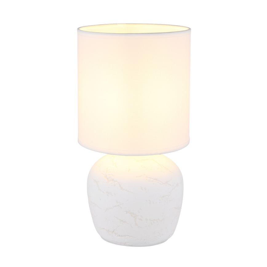 Globo - Lampe de table 1xE14/40W/230V blanc