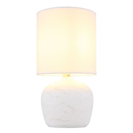 Globo - Lampe de table 1xE14/40W/230V blanc