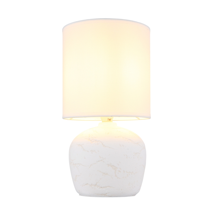 Globo - Lampe de table 1xE14/40W/230V blanc