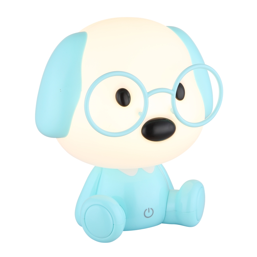 Globo - Veilleuse enfant rechargeable LED dimmable LED/1W/5V 500 mAh bleue