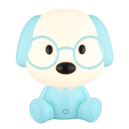 Globo - Veilleuse enfant rechargeable LED dimmable LED/1W/5V 500 mAh bleue