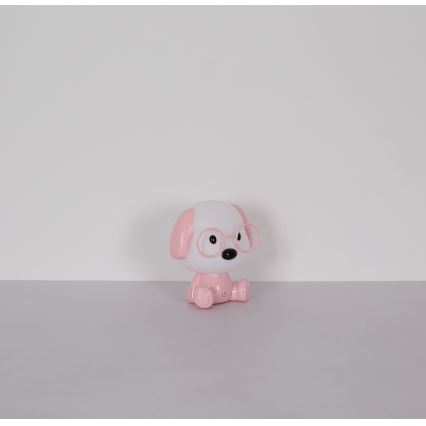 Globo - Petite veilleuse à intensité variable rechargeable pour enfants LED/1W/5V 500 mAh rose
