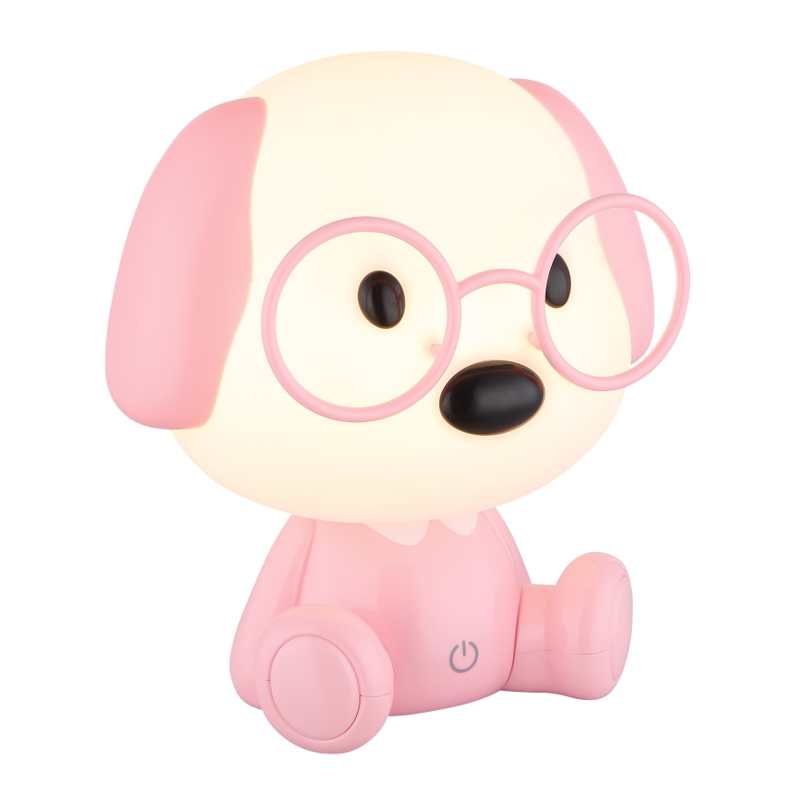 Globo - Petite veilleuse à intensité variable rechargeable pour enfants LED/1W/5V 500 mAh rose