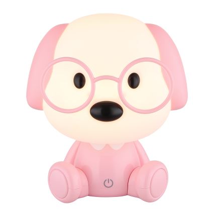 Globo - Petite veilleuse à intensité variable rechargeable pour enfants LED/1W/5V 500 mAh rose