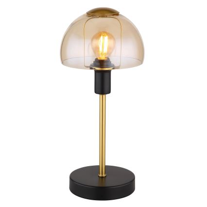 Globo - Table tactile lampe 1xE14/25W/230V noir/doré