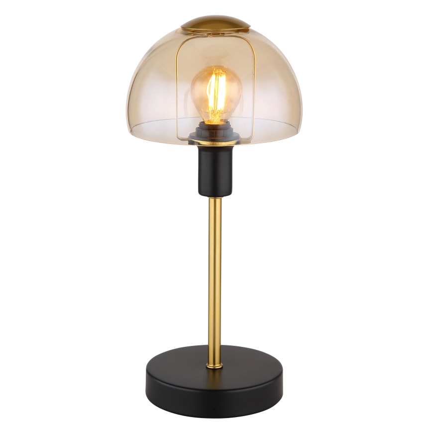 Globo - Table tactile lampe 1xE14/25W/230V noir/doré