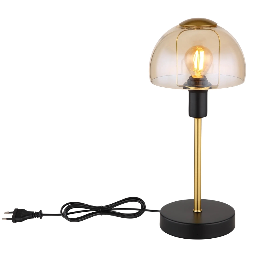 Globo - Table tactile lampe 1xE14/25W/230V noir/doré