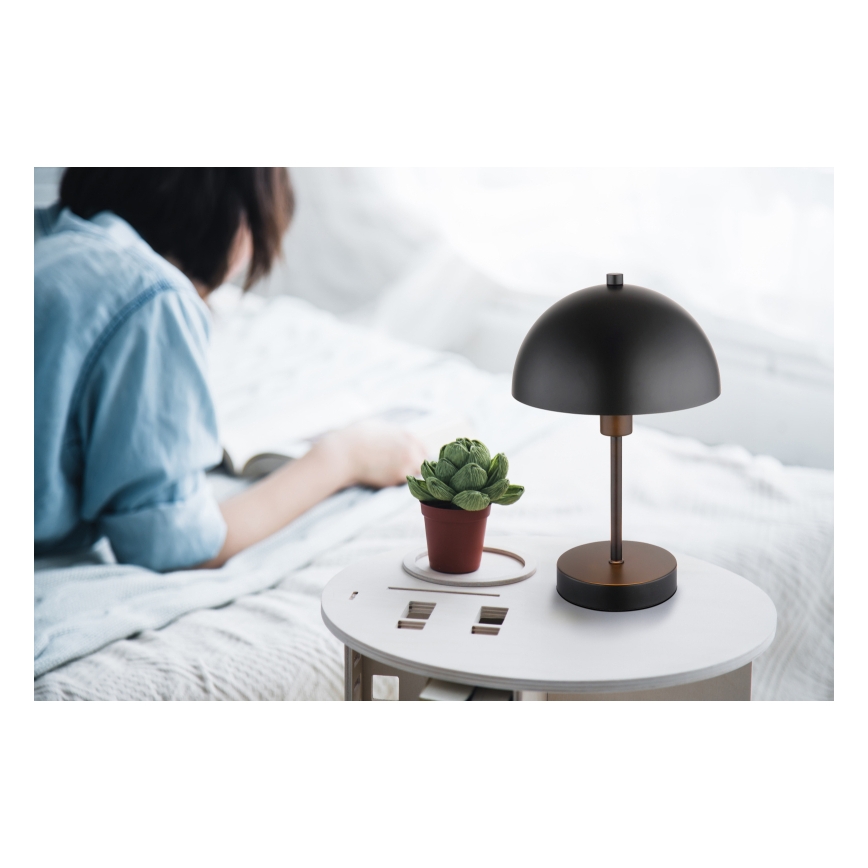 Globo - Lampe de table 1xE14/40W/230V noire