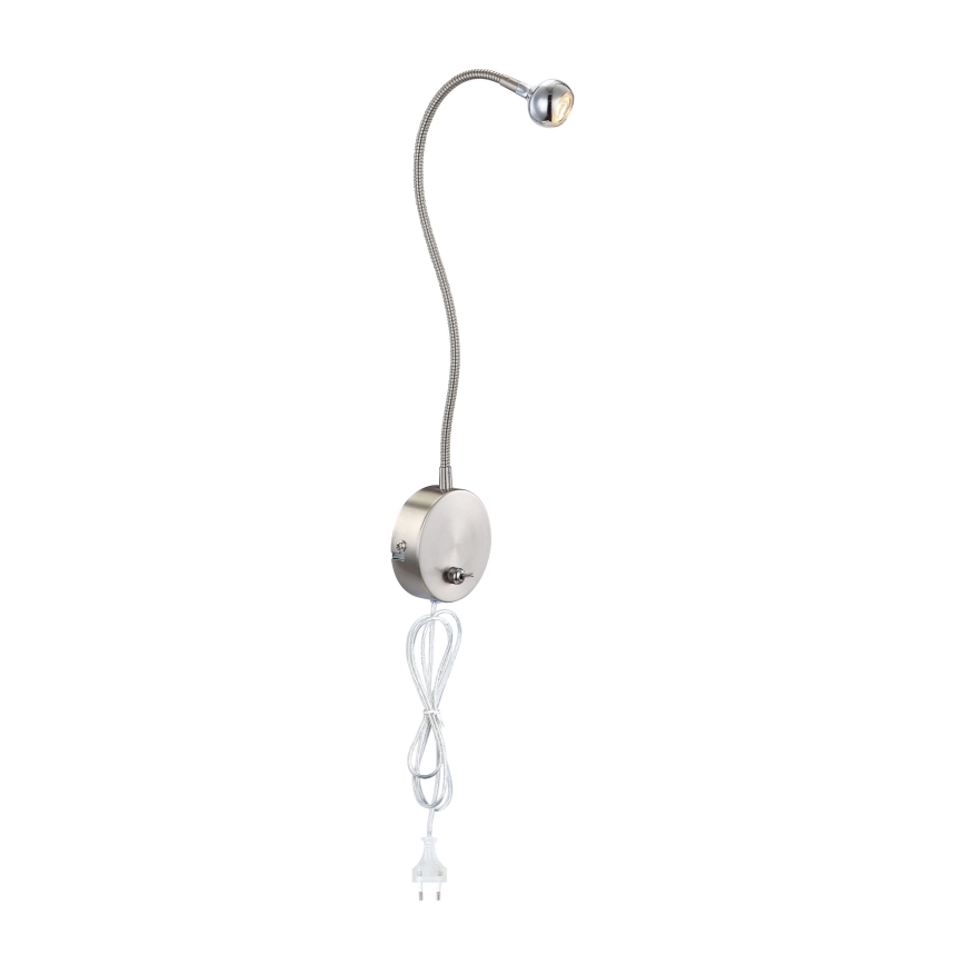 Globo 24109W - Petite lampe flexible SERPENT 1xLED/3W/230V