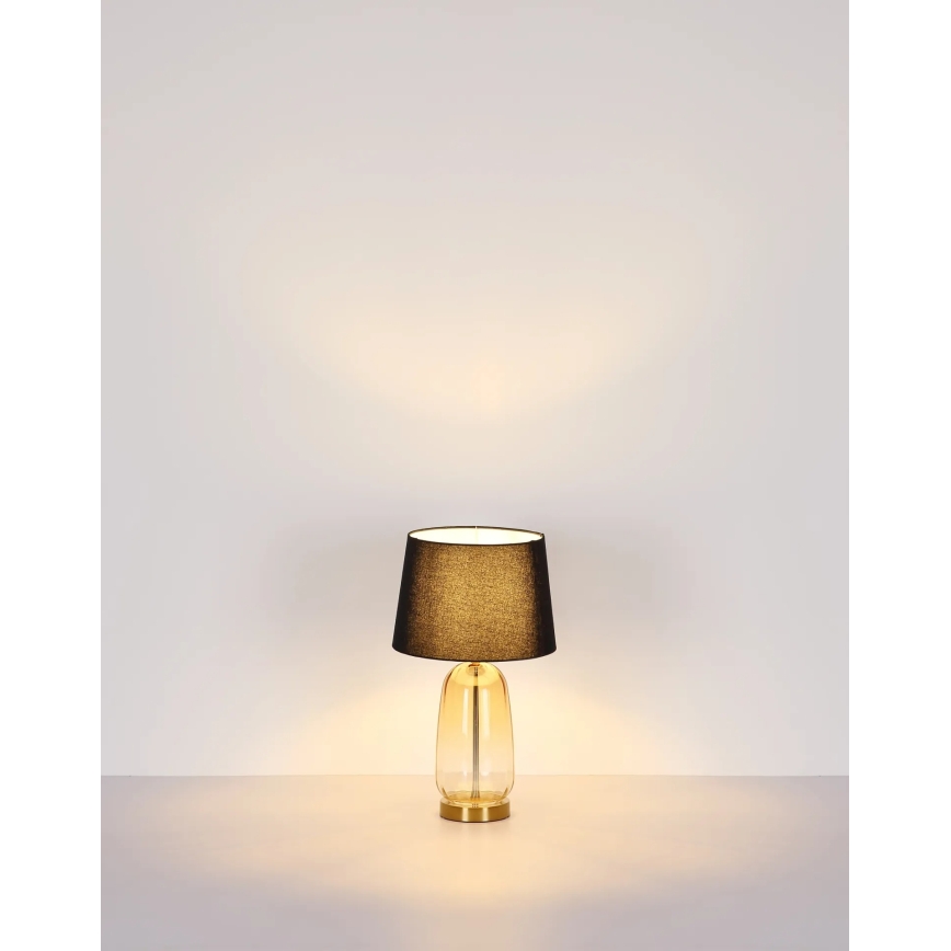Globo - Lampe de table 1xE27/40W/230V noire/marron