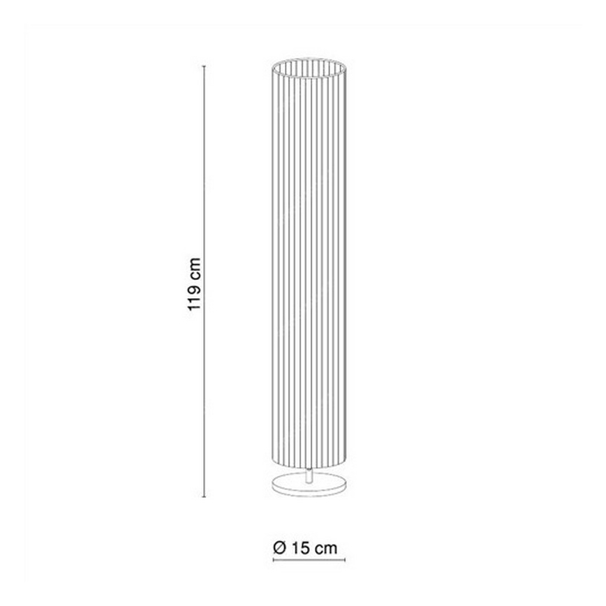 GLOBO 24662R - Lampadaire BAILEY 2xE27/40W/230V