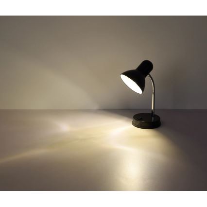 Globo - Lampe de table 1xE27/40W/230V noire