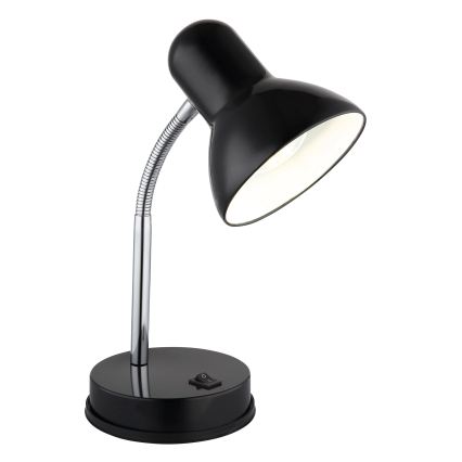 Globo - Lampe de table 1xE27/40W/230V noire