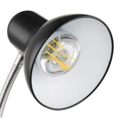 Globo - Lampe de table 1xE27/40W/230V noire