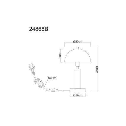 Globo - Lampe de table 1xE14/40W/230V