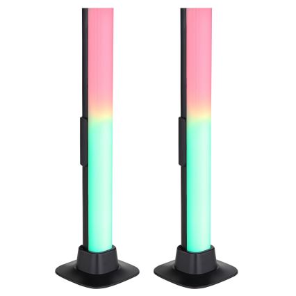 Globo RGB- LOT 2x LED RGB Lampe de table à intensité variable 2en1 LED/2W/5V USB Wi-Fi Tuya