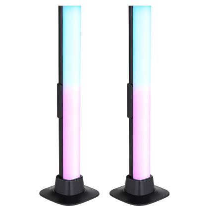 Globo RGB- LOT 2x LED RGB Lampe de table à intensité variable 2en1 LED/2W/5V USB Wi-Fi Tuya