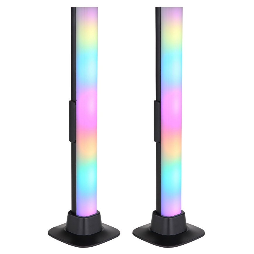 Globo RGB- LOT 2x LED RGB Lampe de table à intensité variable 2en1 LED/2W/5V USB Wi-Fi Tuya