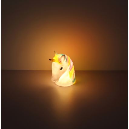 Globo - Veilleuse enfant LED/1W/230/4,5V 3xAA Licorne
