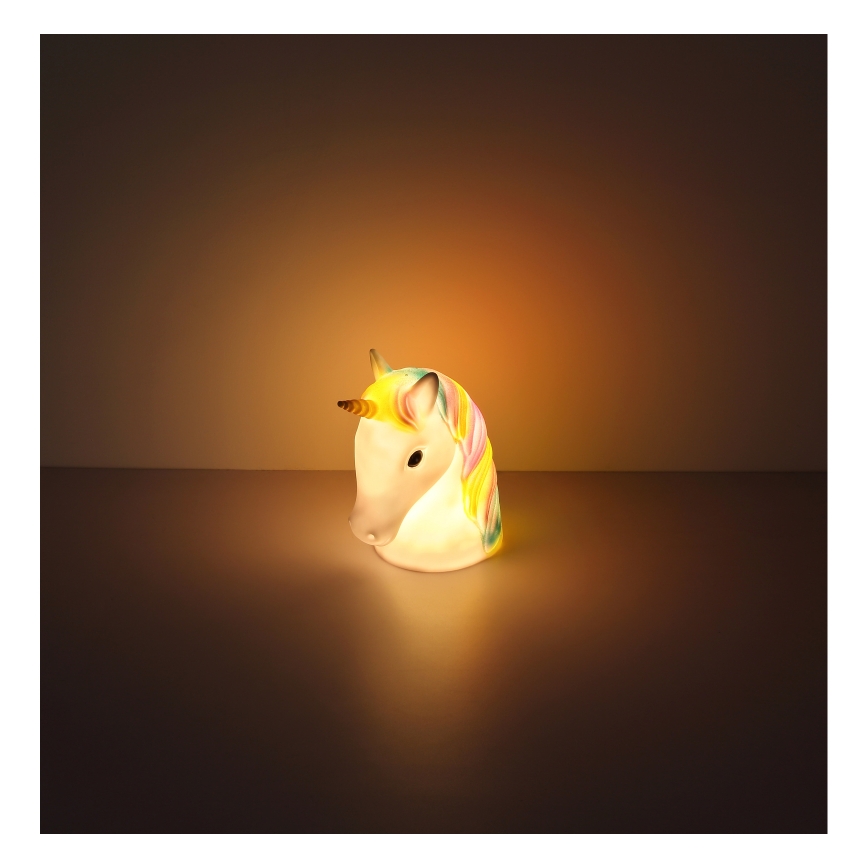 Globo - Veilleuse enfant LED/1W/230/4,5V 3xAA Licorne