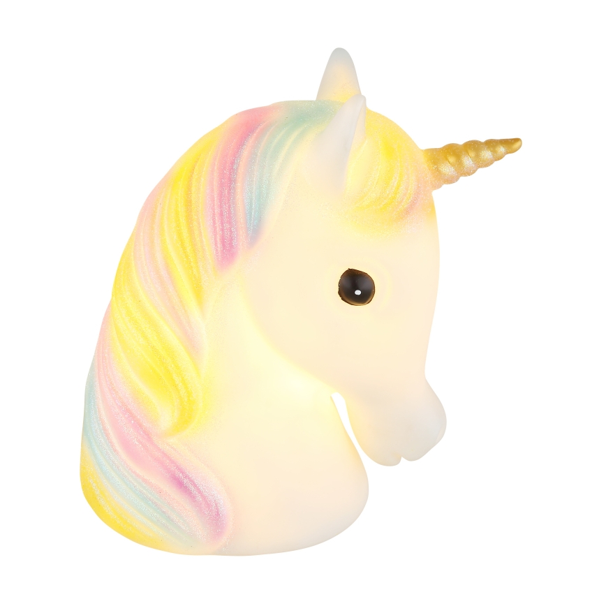 Globo - Veilleuse enfant LED/1W/230/4,5V 3xAA Licorne