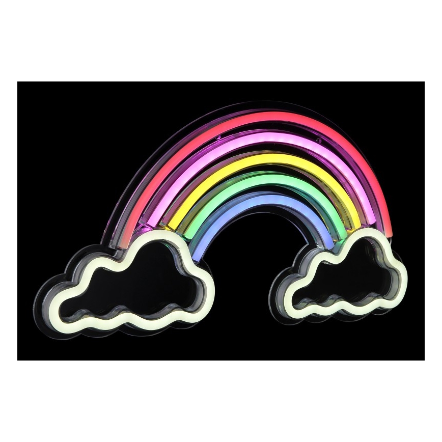 Globo - Décoration murale LED néon LED/3W/USB arc-en-ciel