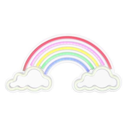 Globo - Décoration murale LED néon LED/3W/USB arc-en-ciel