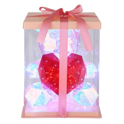 Globo - Décoration de table LED en coffret cadeau LED/6W/5V USB Ours