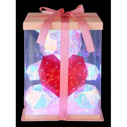 Globo - Décoration de table LED en coffret cadeau LED/6W/5V USB Ours