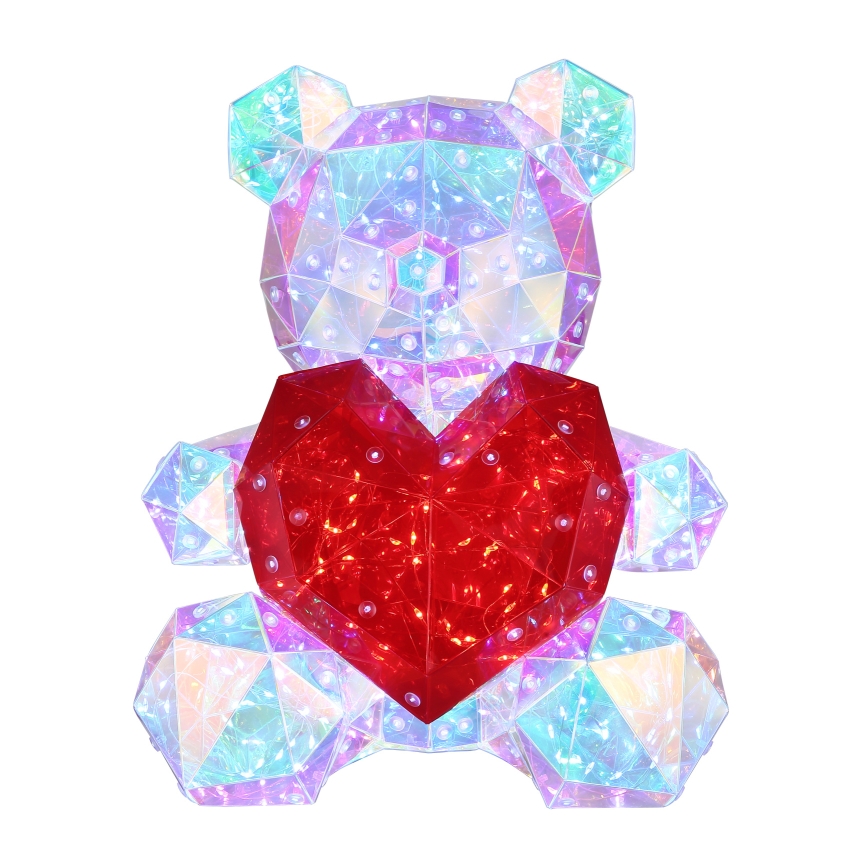 Globo - Décoration de table LED en coffret cadeau LED/6W/5V USB Ours