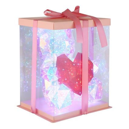 Globo - Décoration de table LED en coffret cadeau LED/6W/5V USB Ours